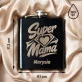 Piersiówka Z Grawerem Dla Mamy Prezent Na Dzień Mamy Dla Kobiety: Super Mama Piersiówka Z Grawerem Dla Mamy Prezent Na Dzień Mamy Dla Kobiety: Super Mama