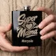 Piersiówka Z Grawerem Dla Mamy Prezent Na Dzień Mamy Dla Kobiety: Super Mama Piersiówka Z Grawerem Dla Mamy Prezent Na Dzień Mamy Dla Kobiety: Super Mama