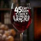 Kieliszek Do Wina Na 45 Rocznicę Ślubu Prezent Na Walentynki Dla Mężczyzny: 45 Lat Razem Racja