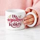 Kubek Z Okrągłym Uchem Na Mikołaja Prezent Dla Kobiety: Subtelna Elegancja