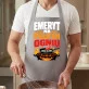 Fartuch Dla Emeryta Prezent Na Emeryturę Dla Mężczyzny: Emeryt Na Pełnym Ogniu