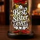 Wieczna Róża W Szkle Dla Przyjaciółki Prezent Dla Kobiety: Best Sister Ever