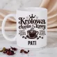 Zestaw Prezentowy z Kubkiem Dla Żony Na Rocznicę Ślubu Dla Kobiety: Królowa Chaosu I Kawy