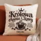 Poduszka Dekoracyjna Dla Żony Prezent Na Rocznicę Ślubu Dla Kobiety: Królowa Chaosu I Kawy