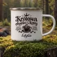 Kubek Emaliowany Dla Żony Prezent Na Rocznicę Ślubu Dla Kobiety: Królowa Chaosu I Kawy
