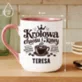 Kubek Personalizowany Dla Żony Prezent Na Rocznicę Ślubu Dla Kobiety: Królowa Chaosu I Kawy Kubek Personalizowany Dla Żony Prezent Na Rocznicę Ślubu Dla Kobiety: Królowa Chaosu I Kawy