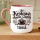 Kubek Personalizowany Dla Żony Prezent Na Rocznicę Ślubu Dla Kobiety: Królowa Chaosu I Kawy Kubek Personalizowany Dla Żony Prezent Na Rocznicę Ślubu Dla Kobiety: Królowa Chaosu I Kawy
