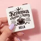 Lusterko Kieszonkowe Dla Żony Prezent Na Rocznicę Ślubu Dla Kobiety: Królowa Chaosu I Kawy