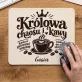 Podkładka Pod Myszkę Dla Żony Prezent Na Rocznicę Ślubu Dla Kobiety: Królowa Chaosu I Kawy Podkładka Pod Myszkę Dla Żony Prezent Na Rocznicę Ślubu Dla Kobiety: Królowa Chaosu I Kawy