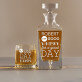 Good Day - Zestaw Grawerowana Karafka I Szklanki Do Whisky Good Day - Zestaw Grawerowana Karafka I Szklanki Do Whisky