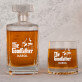  goodfather - Zestaw Grawerowana Karafka 0,7 i Szklanki Do Whisky