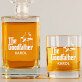 goodfather - Zestaw Grawerowana Karafka 0,7 i Szklanki Do Whisky goodfather - Zestaw Grawerowana Karafka 0,7 i Szklanki Do Whisky