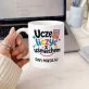 Kubek Personalizowany Dla Nauczyciela Matematyki Prezent Dla Mężczyzny: Uczę Liczyć Z Uśmiechem Kubek Personalizowany Dla Nauczyciela Matematyki Prezent Dla Mężczyzny: Uczę Liczyć Z Uśmiechem