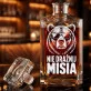 Karafka Do Whisky z Grawerem Na Urodziny Prezent: Nie Drażnij Misia - Karafka Do Whisky z Grawerem Na Urodziny Prezent: Nie Drażnij Misia -