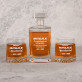 Gratulacje i powodzenia - Grawerowana karafka do whisky 0,7l Gratulacje i powodzenia - Grawerowana karafka do whisky 0,7l