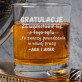 Gratulacje i powodzenia - Szklanka do whisky