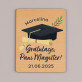 Gratulacje pani magister - Magnes drewniany