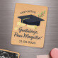Gratulacje pani magister - Magnes drewniany