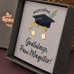 Gratulacje pani magister - Pozłacane kolczyki gwiazdki