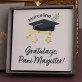 Gratulacje pani magister - Pozłacane kolczyki gwiazdki