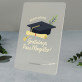 Gratulacje pani magister - Wydruk na szkle akrylowym z podstawką