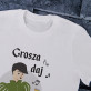 Grosza daj - Koszulka męska z nadrukiem