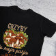 Grzyby to moja pasja - Czarna koszulka męska