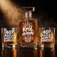 Zestaw Do Whisky Na 40Stke Prezent Dla Mężczyzny: Król Dolewki Zestaw Do Whisky Na 40Stke Prezent Dla Mężczyzny: Król Dolewki