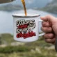 Kubek Emaliowany Dla Mamy Prezent Na Dzień Mamy Dla Kobiety: Kawowy Chaos Mamy Kubek Emaliowany Dla Mamy Prezent Na Dzień Mamy Dla Kobiety: Kawowy Chaos Mamy