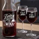 Zestaw Do Wina Na Święta Prezent Dla Pary: Zgoda Przy Winie