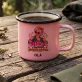 Kubek Emaliowany Dla 70 Latki Prezent Na 70 Urodziny Dla Kobiety: Młoda Duchem, Wiecznie