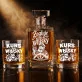 Zestaw Do Whisky Dla Marynarza Prezent Dla Mężczyzny: Morski Uśmiech Zestaw Do Whisky Dla Marynarza Prezent Dla Mężczyzny: Morski Uśmiech