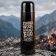 Termos 500ml Dla Morsa Prezent Dla Mężczyzny: Zimna Woda, Gorące Ego. Termos 500ml Dla Morsa Prezent Dla Mężczyzny: Zimna Woda, Gorące Ego.