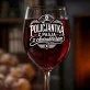 Kieliszek Do Wina Dla Policjantki Prezent Dla Kobiety: Policjantka Z Charakterem Kieliszek Do Wina Dla Policjantki Prezent Dla Kobiety: Policjantka Z Charakterem