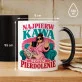 Kubek Z Nadrukiem Dla Przyjaciółki Prezent Dla Kobiety: Najpierw Kawa Kubek Z Nadrukiem Dla Przyjaciółki Prezent Dla Kobiety: Najpierw Kawa