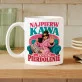 Kubek Z Nadrukiem Dla Przyjaciółki Prezent Dla Kobiety: Najpierw Kawa Kubek Z Nadrukiem Dla Przyjaciółki Prezent Dla Kobiety: Najpierw Kawa