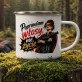 Kubek Emaliowany Dla Fryzjerki Prezent Dla Kobiety: Suchy Humor Fryzjerski Kubek Emaliowany Dla Fryzjerki Prezent Dla Kobiety: Suchy Humor Fryzjerski
