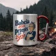 Kubek Metalowy z Karabińczykiem Na Dzień Babci Prezent Dla Babci Kobiety: Babciny Przepis Kubek Metalowy z Karabińczykiem Na Dzień Babci Prezent Dla Babci Kobiety: Babciny Przepis