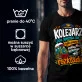Koszulka Męska Dla Kolejarza Prezent Dla Mężczyzny: Nie Spóźnia Się