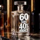 Karafka Do Wódki z Grawerem Na 60 Urodziny Prezent: 60 Lat 40% Mocy