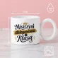 Kubek Z Okrągłym Uchem Dla Kierowniczki Prezent Dla Kobiety: Kawa I Decyzje Kubek Z Okrągłym Uchem Dla Kierowniczki Prezent Dla Kobiety: Kawa I Decyzje