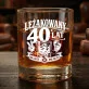 Szklanka Do Whisky Dla Czterdziestolatka Prezent Na 40 Urodziny Dla Mężczyzny: Leżakowany 40 Lat Szklanka Do Whisky Dla Czterdziestolatka Prezent Na 40 Urodziny Dla Mężczyzny: Leżakowany 40 Lat