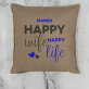 Happy life  - Poduszka dekoracyjna