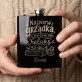 Piersiówka Z Grawerem Dla Działkowca Prezent Dla Mężczyzny: Ironiczna Działka