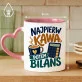 Kubek Z Nadrukiem Dla Księgowej Prezent Dla Kobiety: Najpier Kawa Potem Bilans Kubek Z Nadrukiem Dla Księgowej Prezent Dla Kobiety: Najpier Kawa Potem Bilans