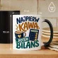 Kubek Z Nadrukiem Dla Księgowej Prezent Dla Kobiety: Najpier Kawa Potem Bilans Kubek Z Nadrukiem Dla Księgowej Prezent Dla Kobiety: Najpier Kawa Potem Bilans
