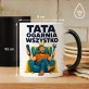 Kubek Z Nadrukiem Dla Taty Prezent Na Dzień Ojca Dla Mężczyzny: Tata W Akcji Kubek Z Nadrukiem Dla Taty Prezent Na Dzień Ojca Dla Mężczyzny: Tata W Akcji
