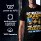 Koszulka Męska Dla Instruktora Jazdy Prezent Dla Mężczyzny: Uczę Jak Przeżyć