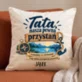 Poduszka Dekoracyjna Dla Taty Prezent Na Dzień Ojca Dla Mężczyzny: Tata, Nasza Pewna