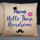 Hello gorgeous & handsome - Zestaw Dwóch Poduszek Dekoracyjnych